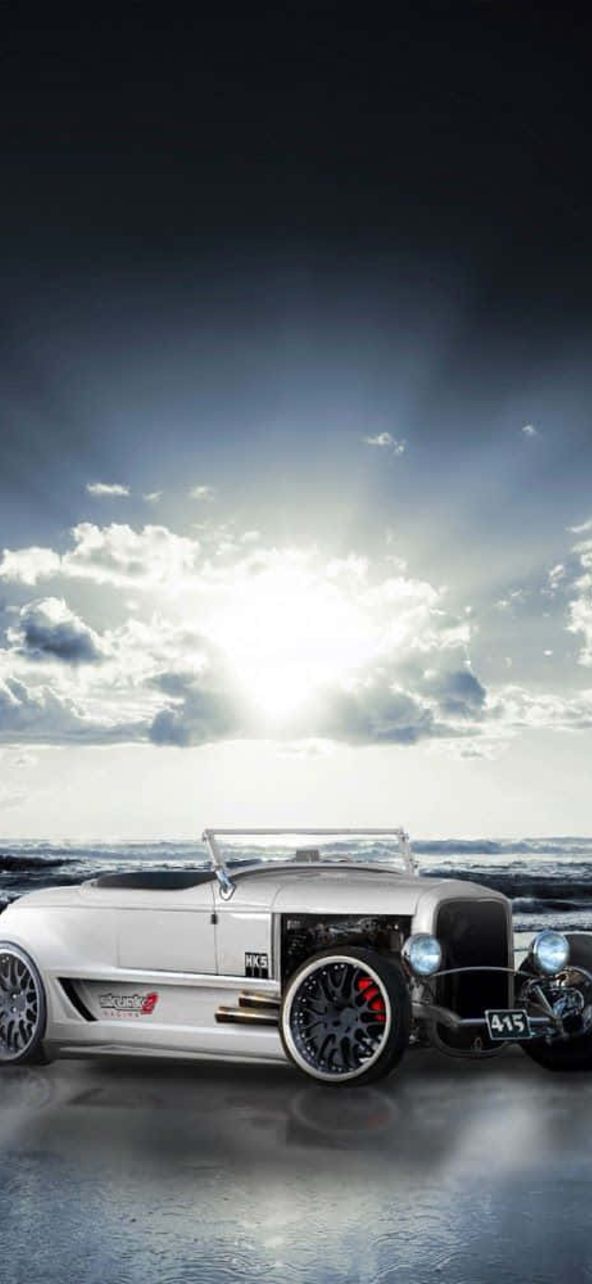 Hot Rod Ultra HD iPhone 16 Wallpaper