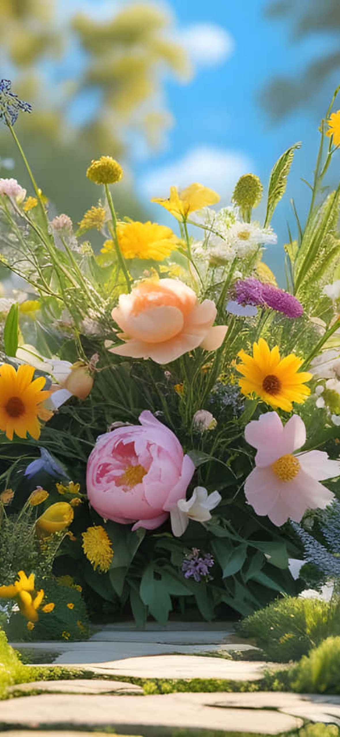 Beautiful And Attractive Flowers Cvhfgptcp Ultra HD iPhone 16 Wallpaper