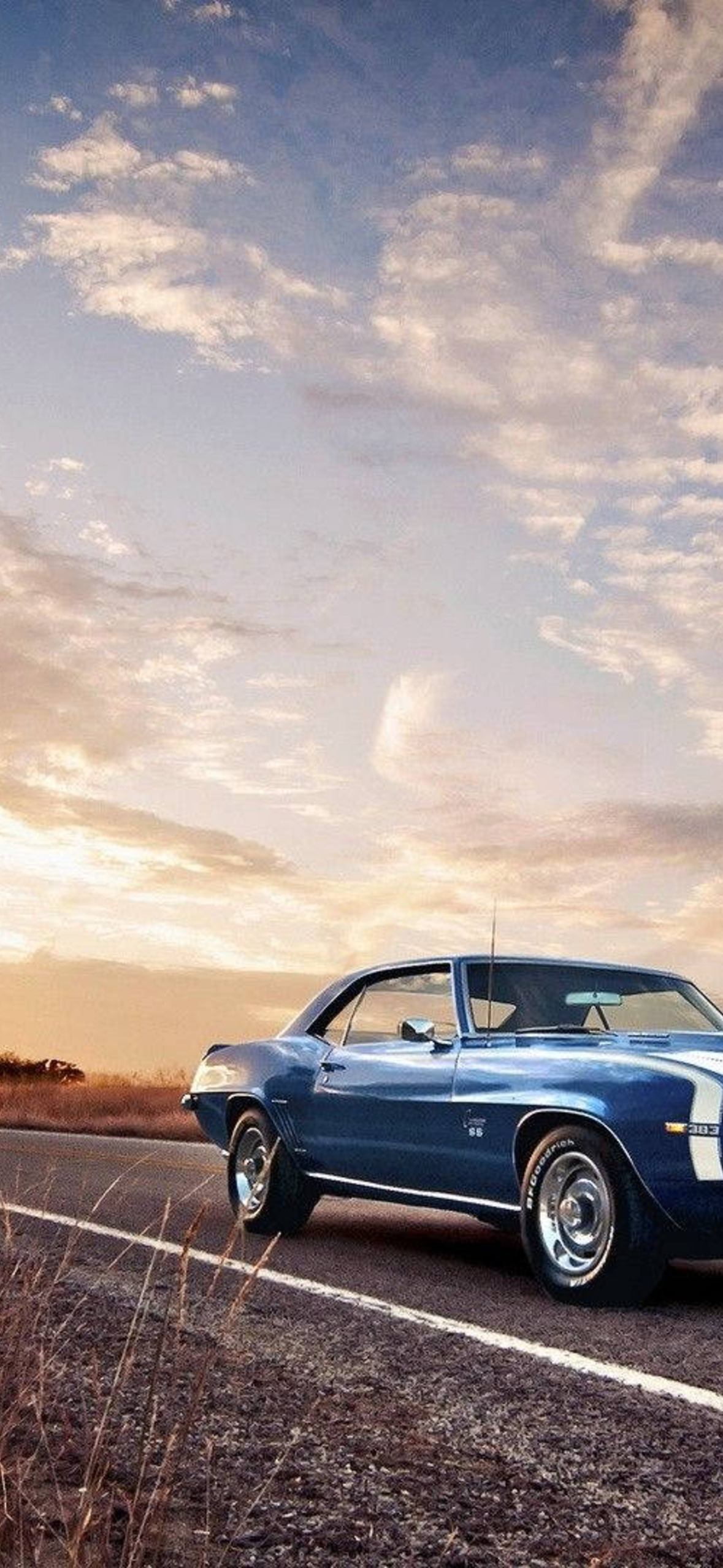 Classic 1969 Camaro Ss Car Njz Ultra HD iPhone 16 Wallpaper