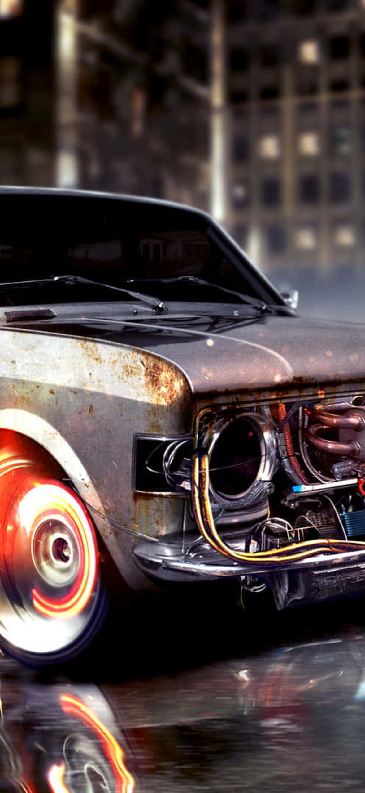Extreme Car Speed Ultra HD iPhone 16 Wallpaper