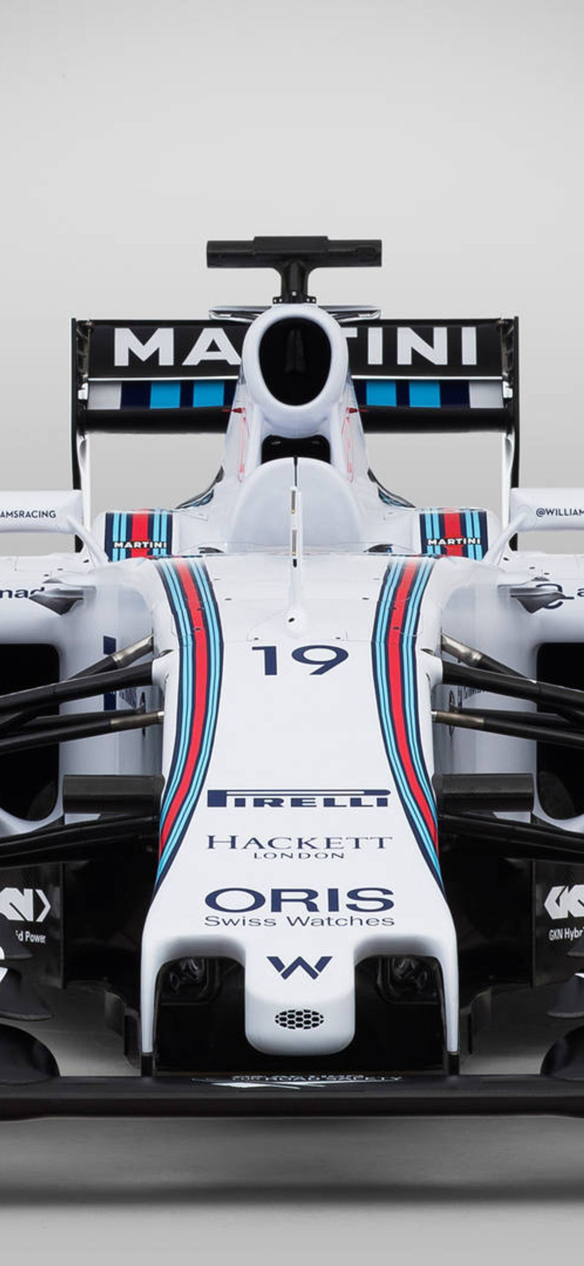 Front View Of Williams Car 19 Tomslayx Ultra HD iPhone 16 Wallpaper