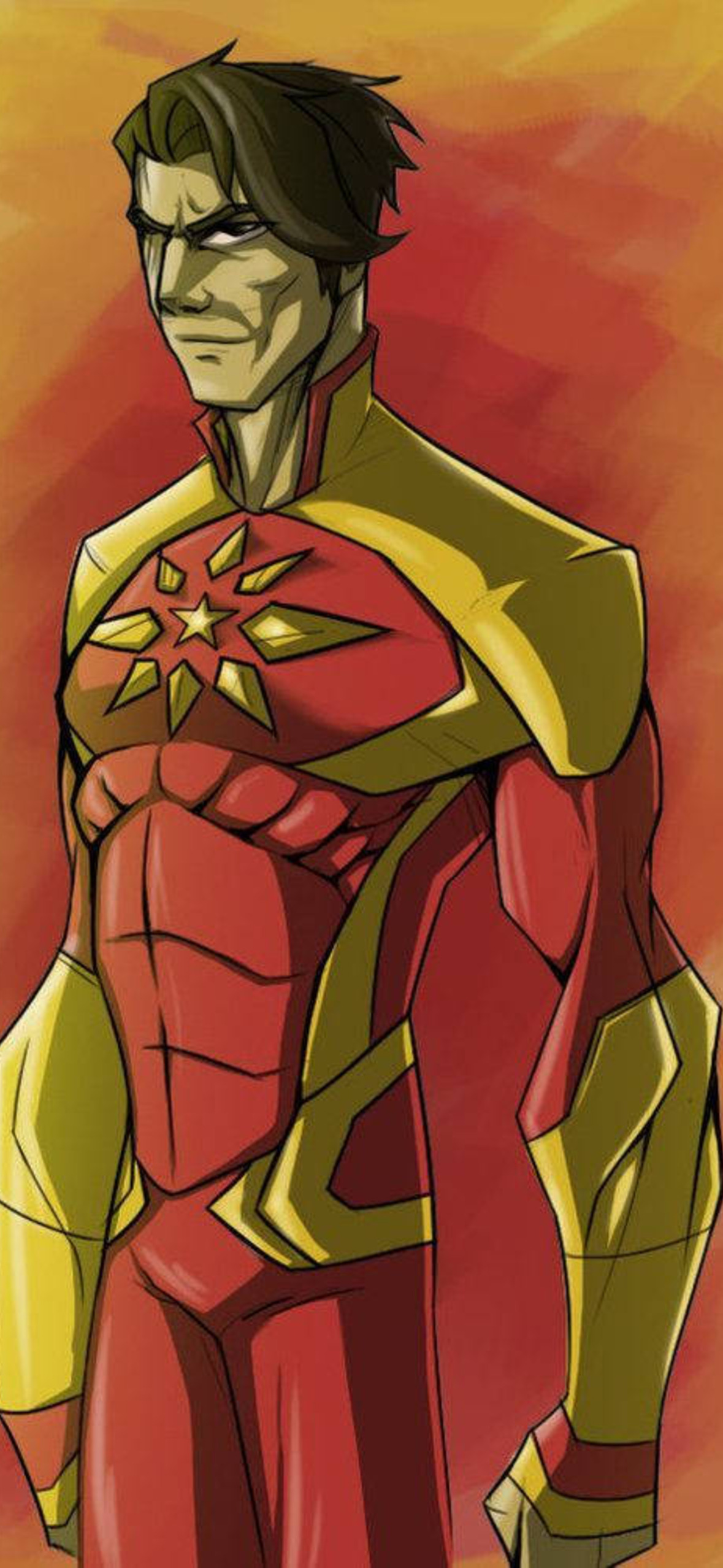 Indian Comic Character Shaktiman Ultra HD iPhone 16 Wallpaper