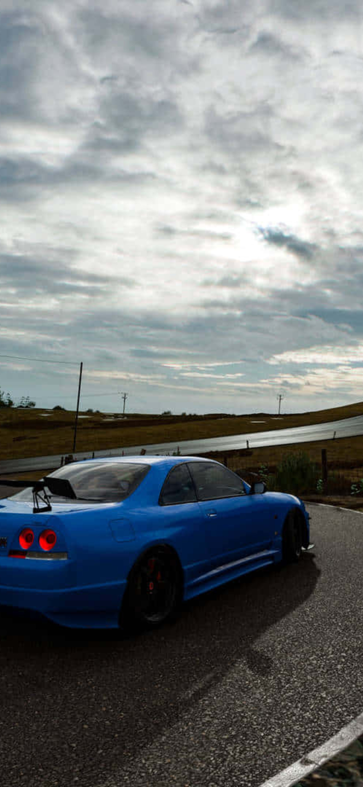 Nissan Skyline Gtr Car In Countryside Mdceg Ultra HD iPhone 16 Wallpaper