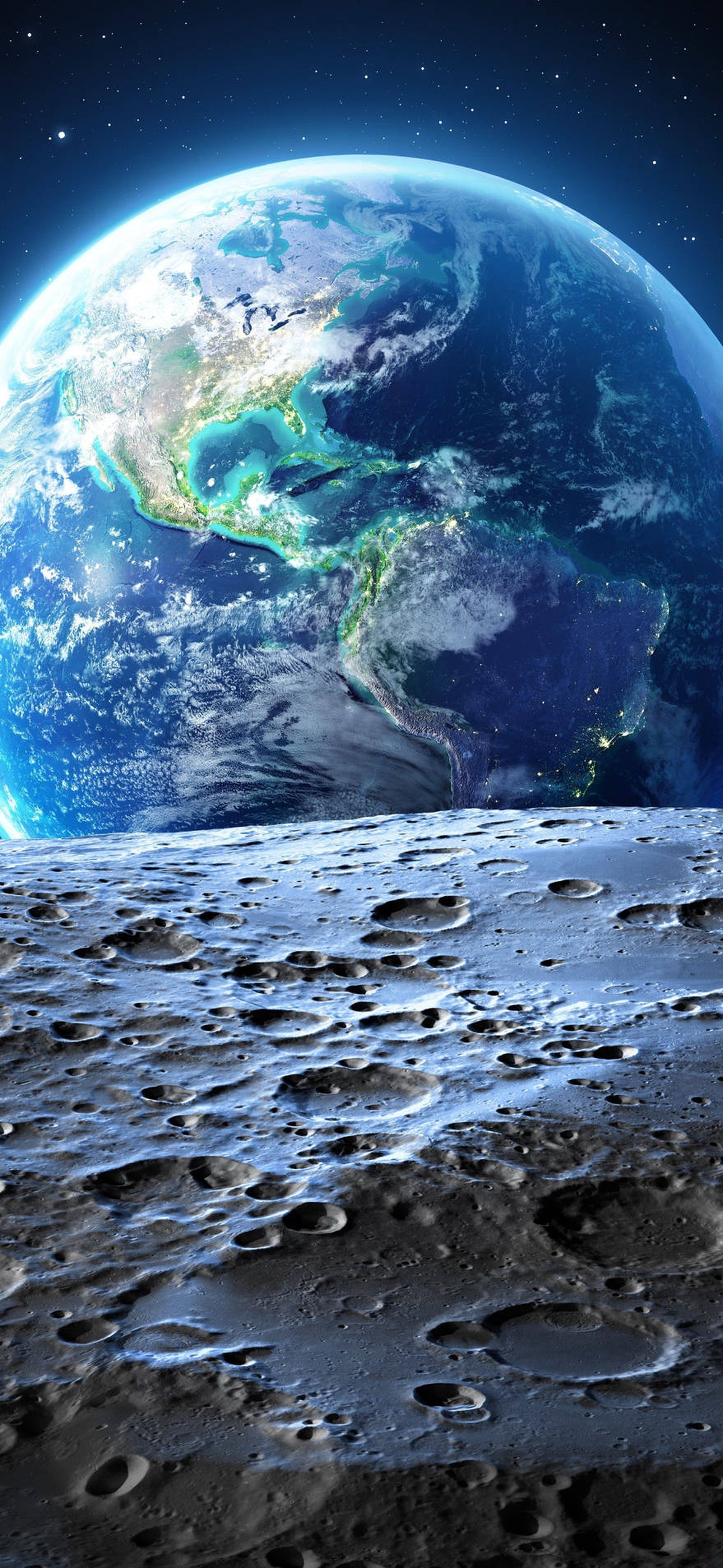 Moon 4k View Of Earth