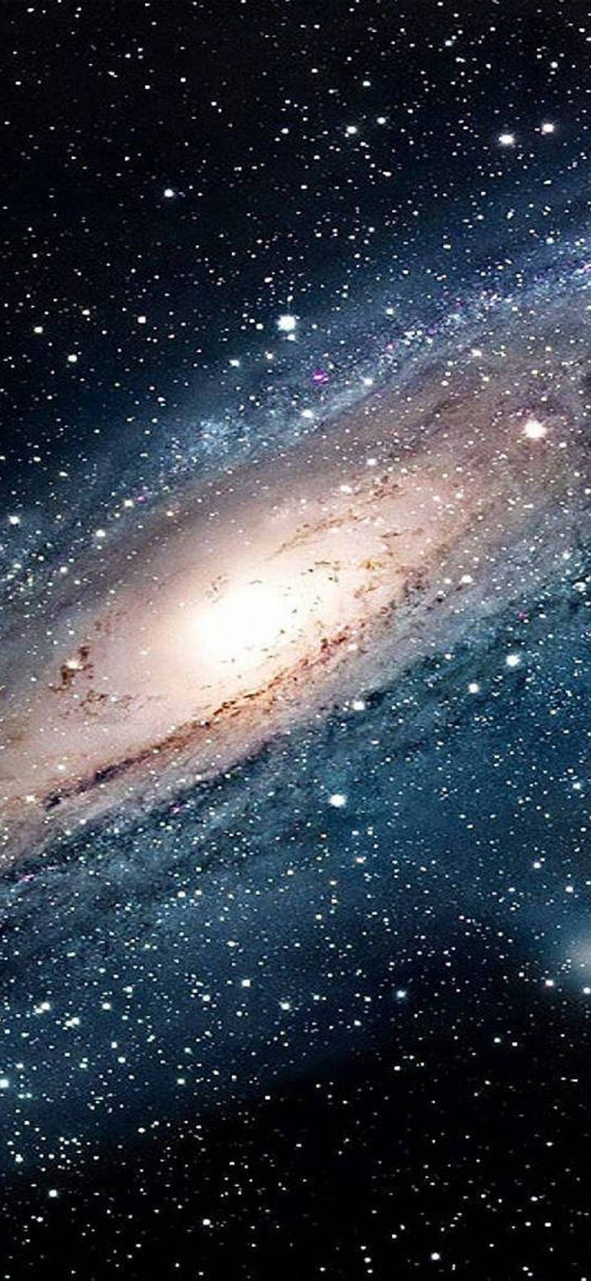 Beautiful Light Andromeda Galaxy In Space