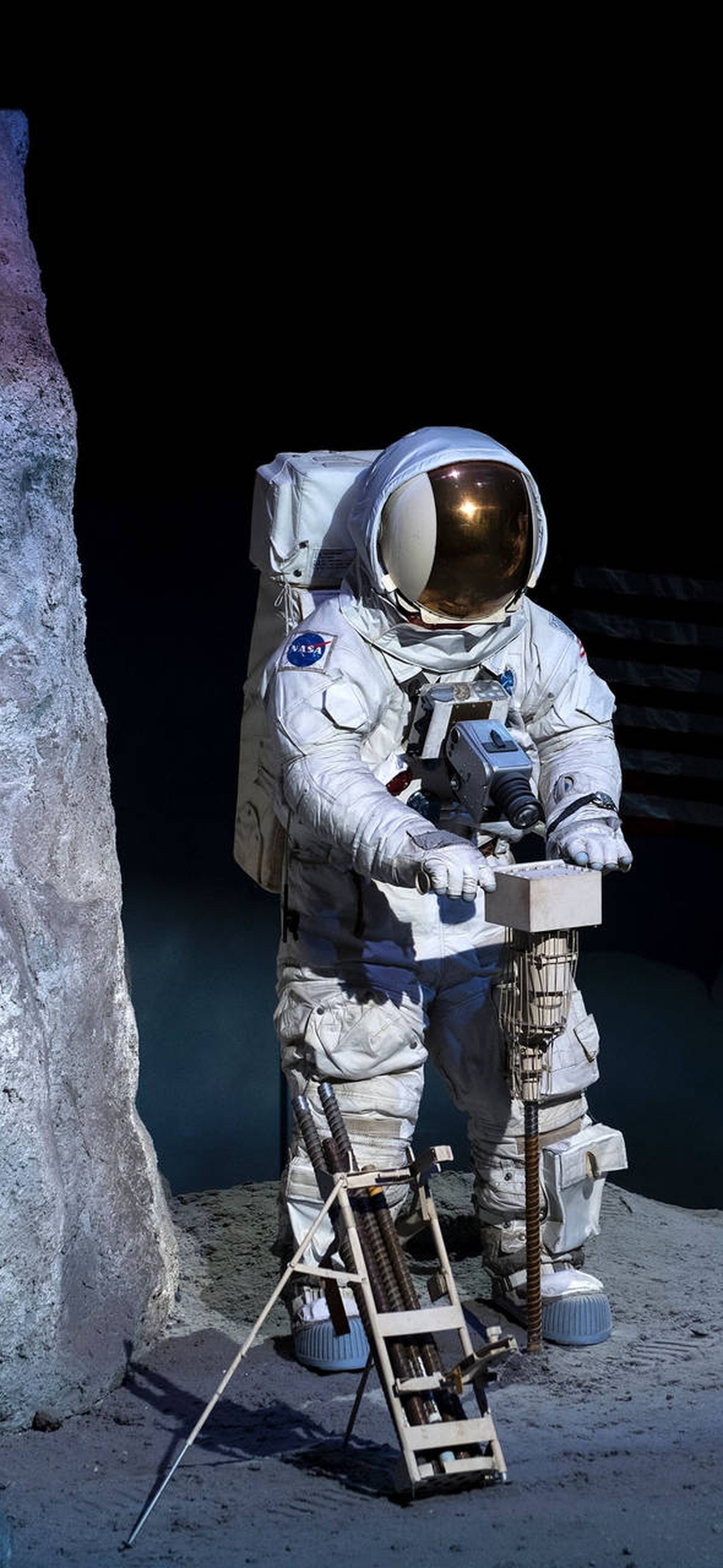 Astronaut Display At Nasa Houston