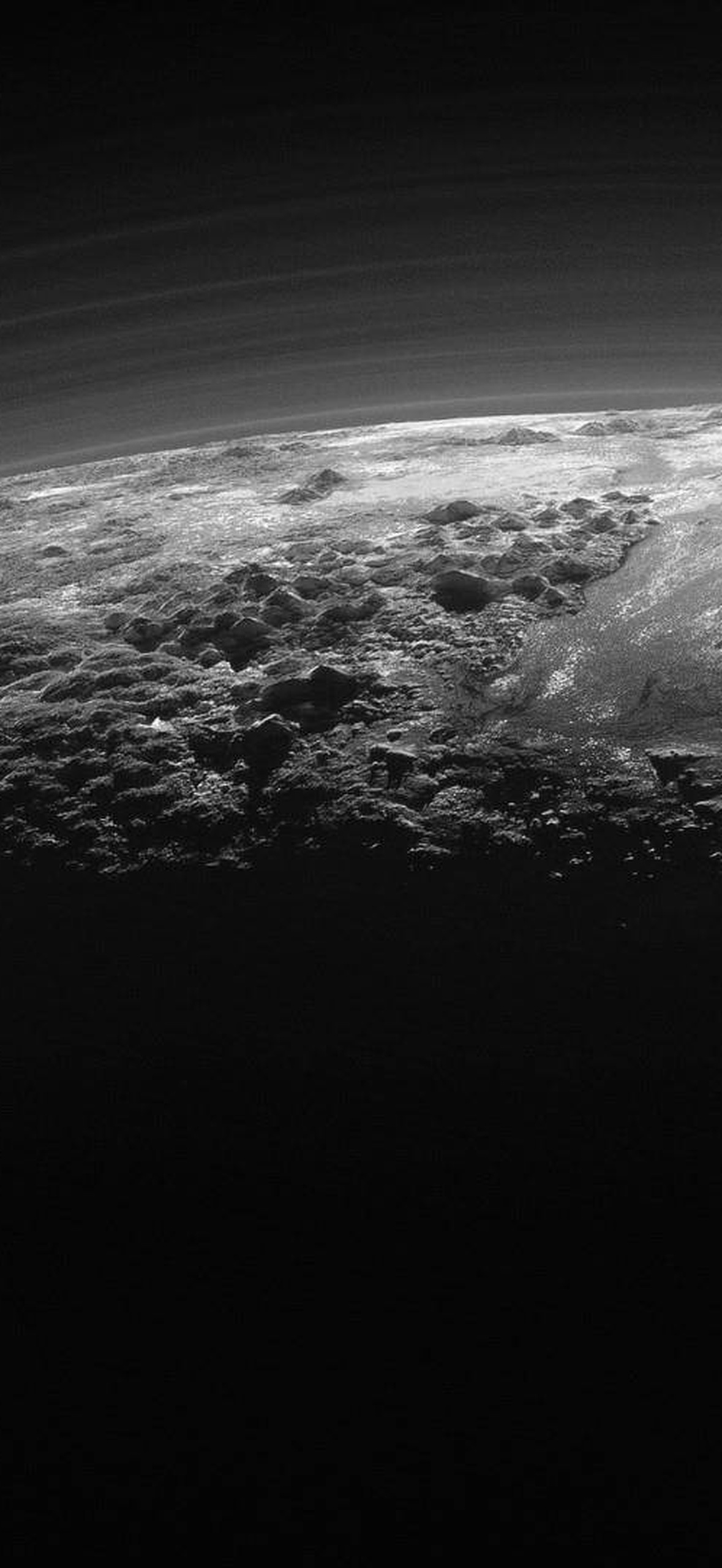 Planet Pluto Horizon