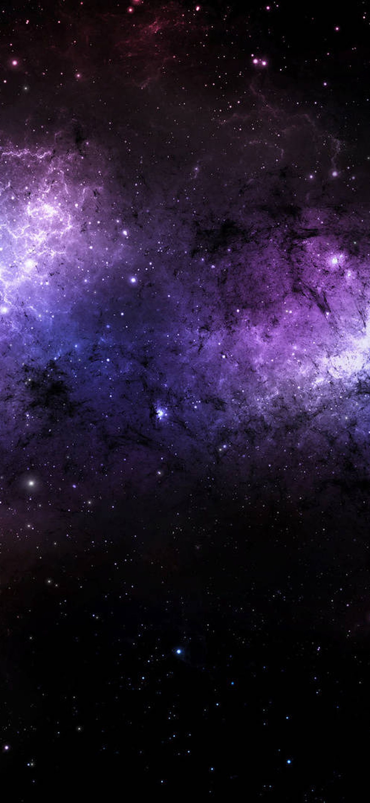 Purple Galaxy In Space