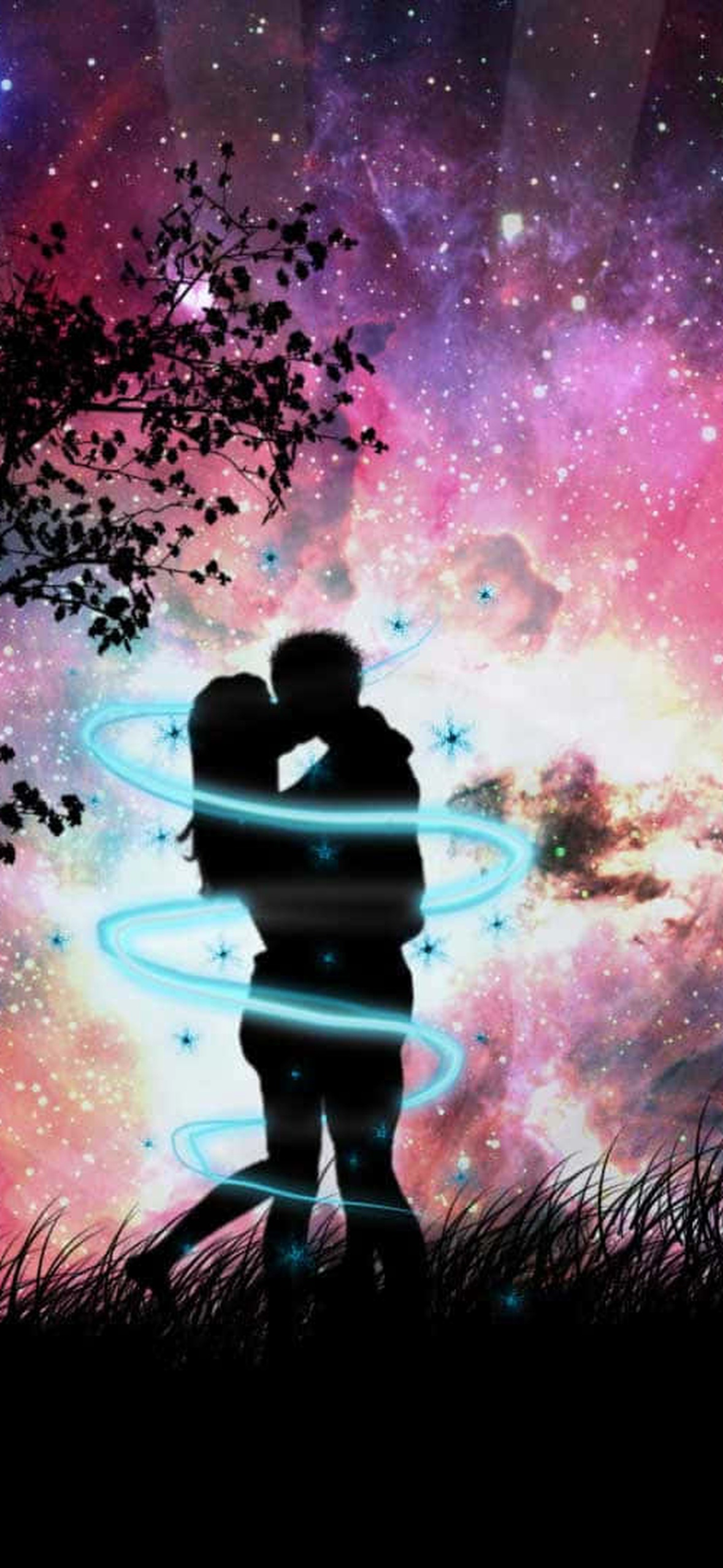 Romantic Light Burst Galaxy