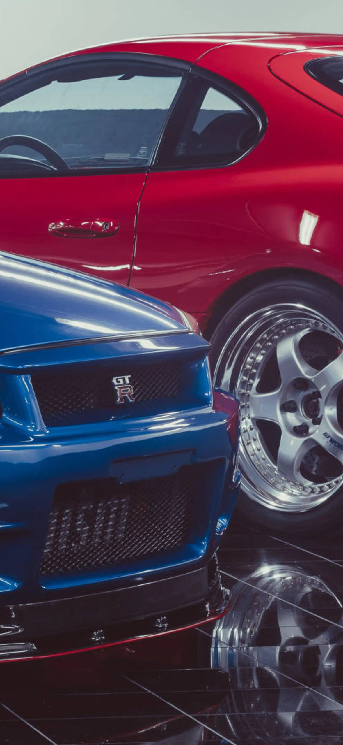 Toyota And Nissan Gtr Cars Lb Ultra HD iPhone 16 Wallpaper