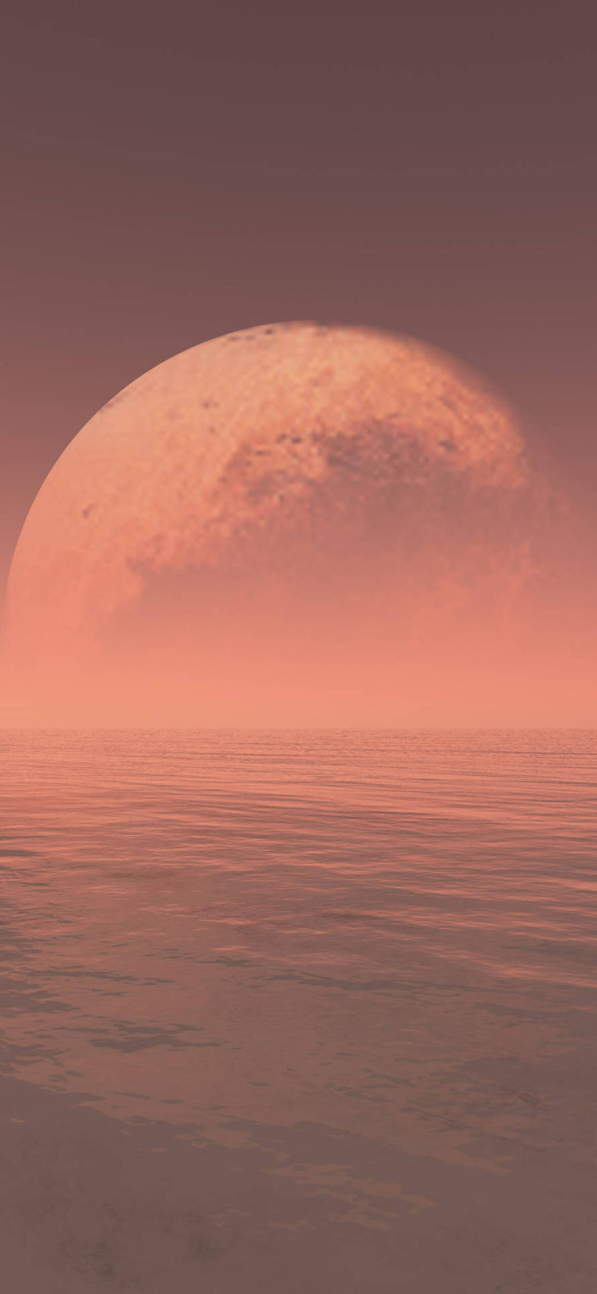 Pluto On The Horizon Ultra HD iPhone 16 Space Wallpaper