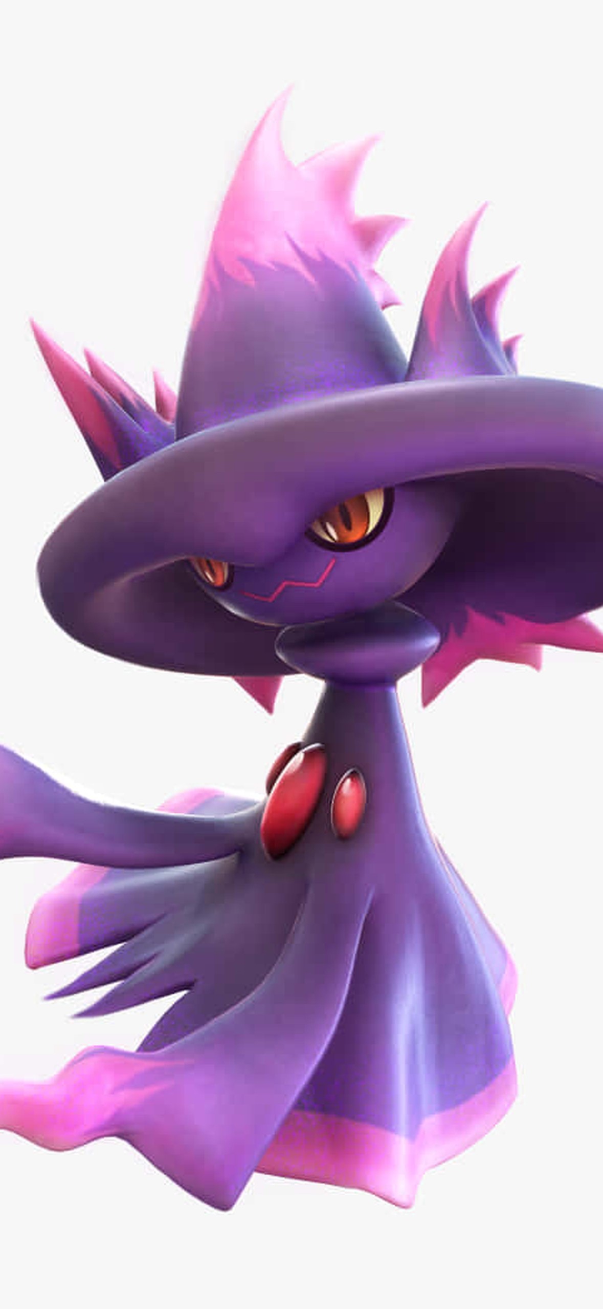 3D Pokémon Mismagius Ultra HD iPhone 16 Wallpaper