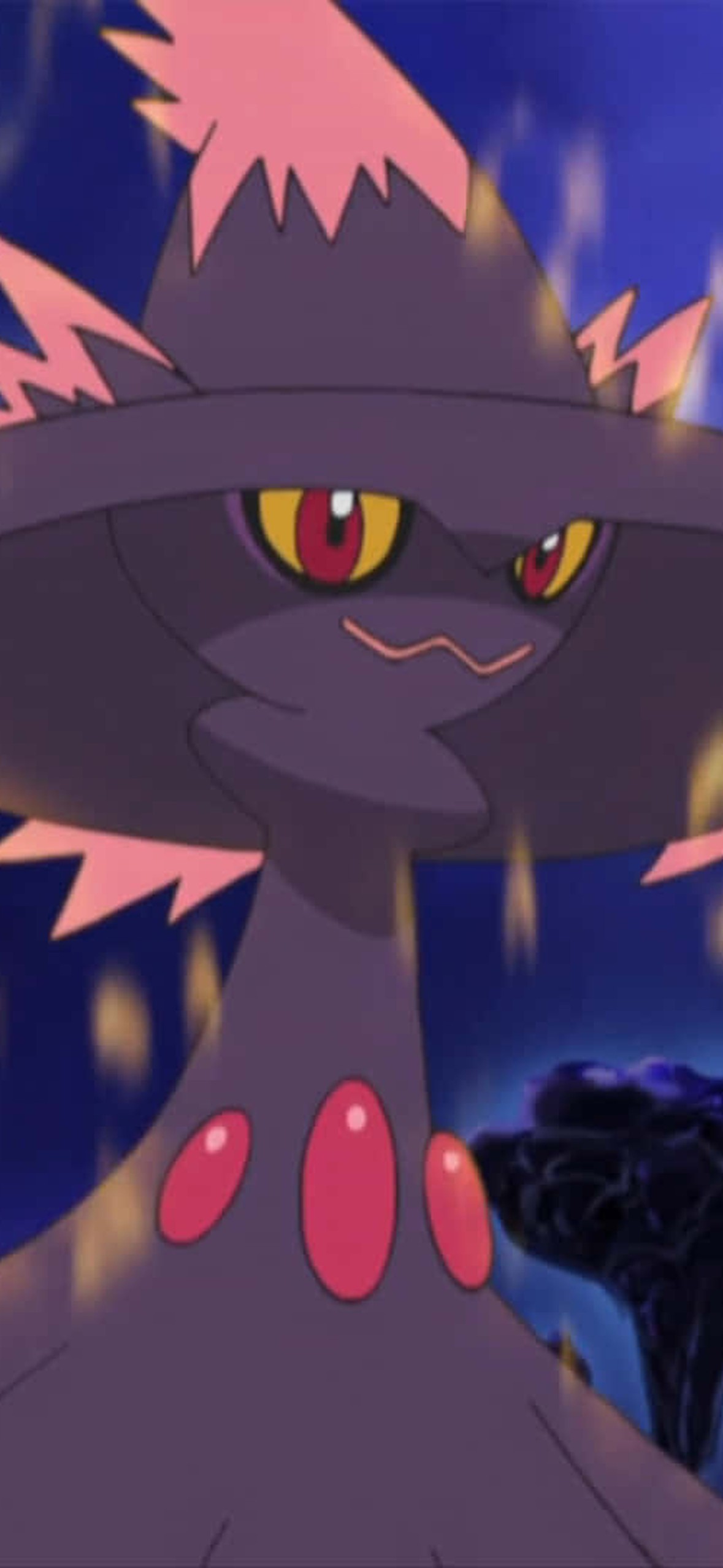 Cute Ghost Pokémon Mismagius Ultra HD iPhone 16 Wallpaper