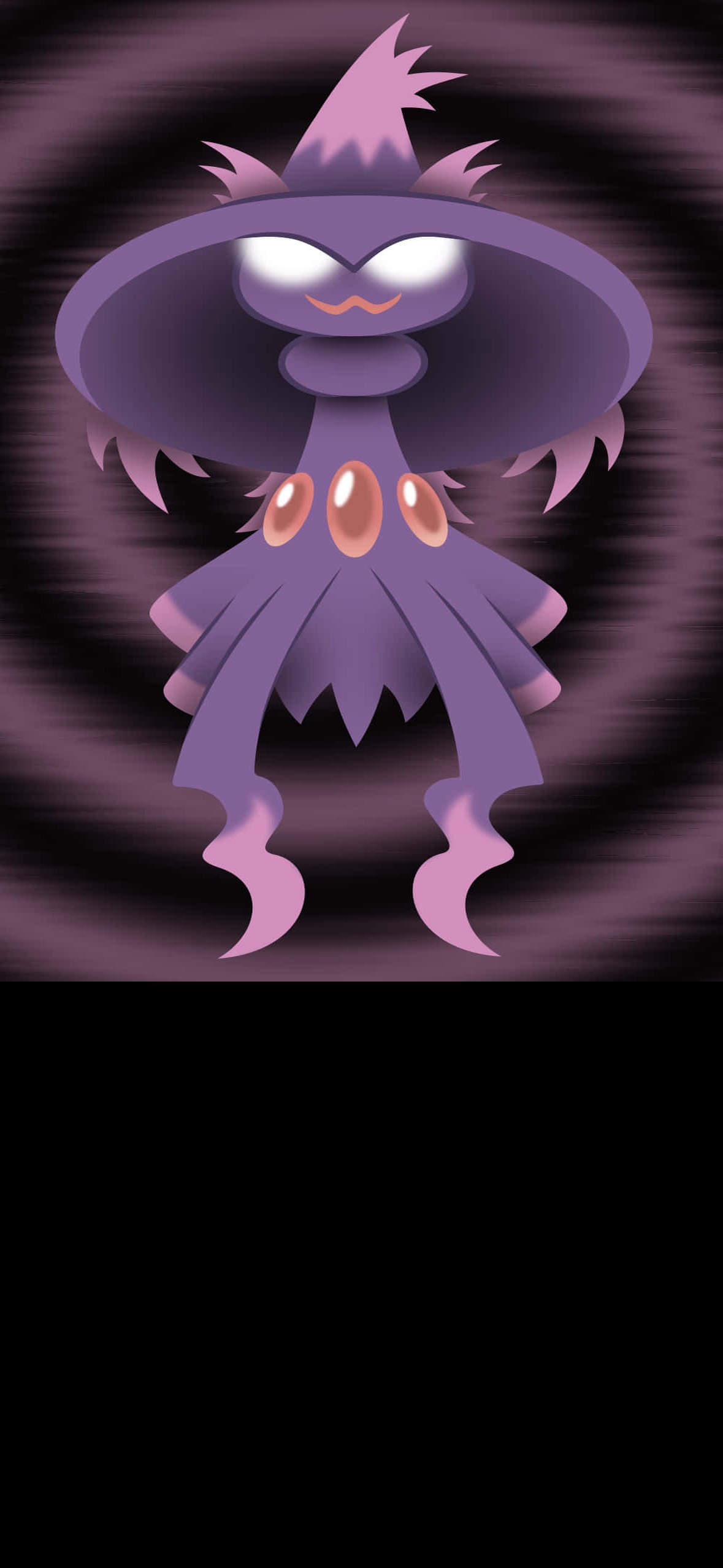 Pokémon Mismagius Bright Eyes Ultra HD iPhone 16 Wallpaper