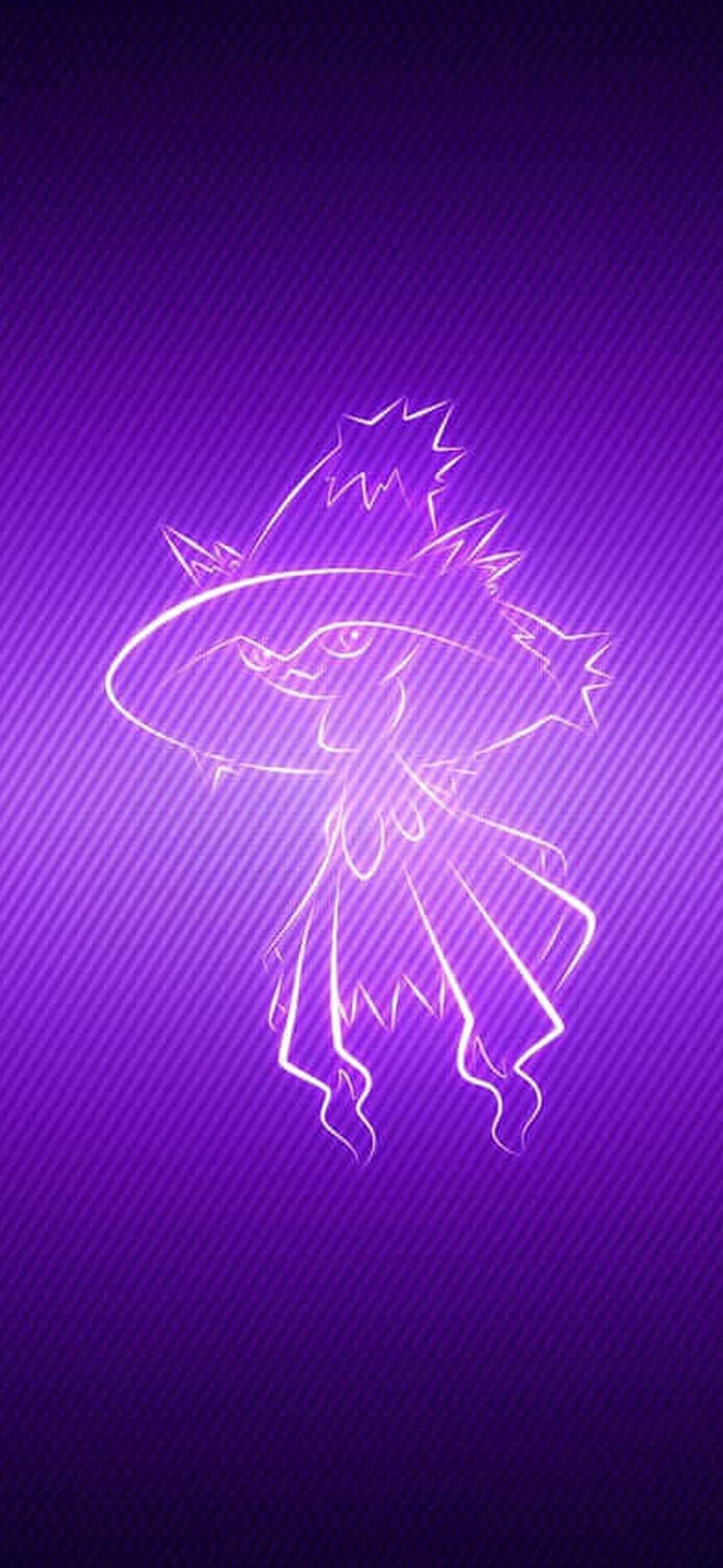 Pokémon Mismagius In Purple Ultra HD iPhone 16 Wallpaper