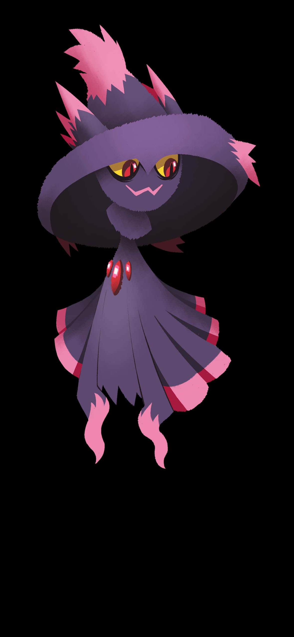 Pokémon Mismagius Levitation Ultra HD iPhone 16 Wallpaper