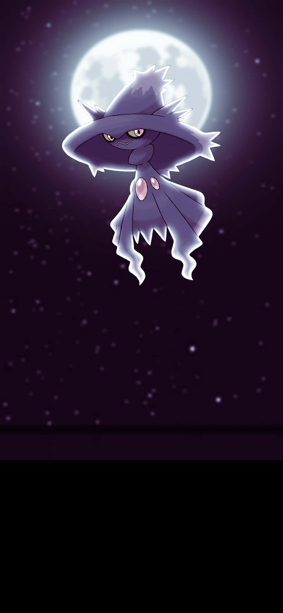 Pokémon Mismagius With Full Moon Ultra HD iPhone 16 Wallpaper