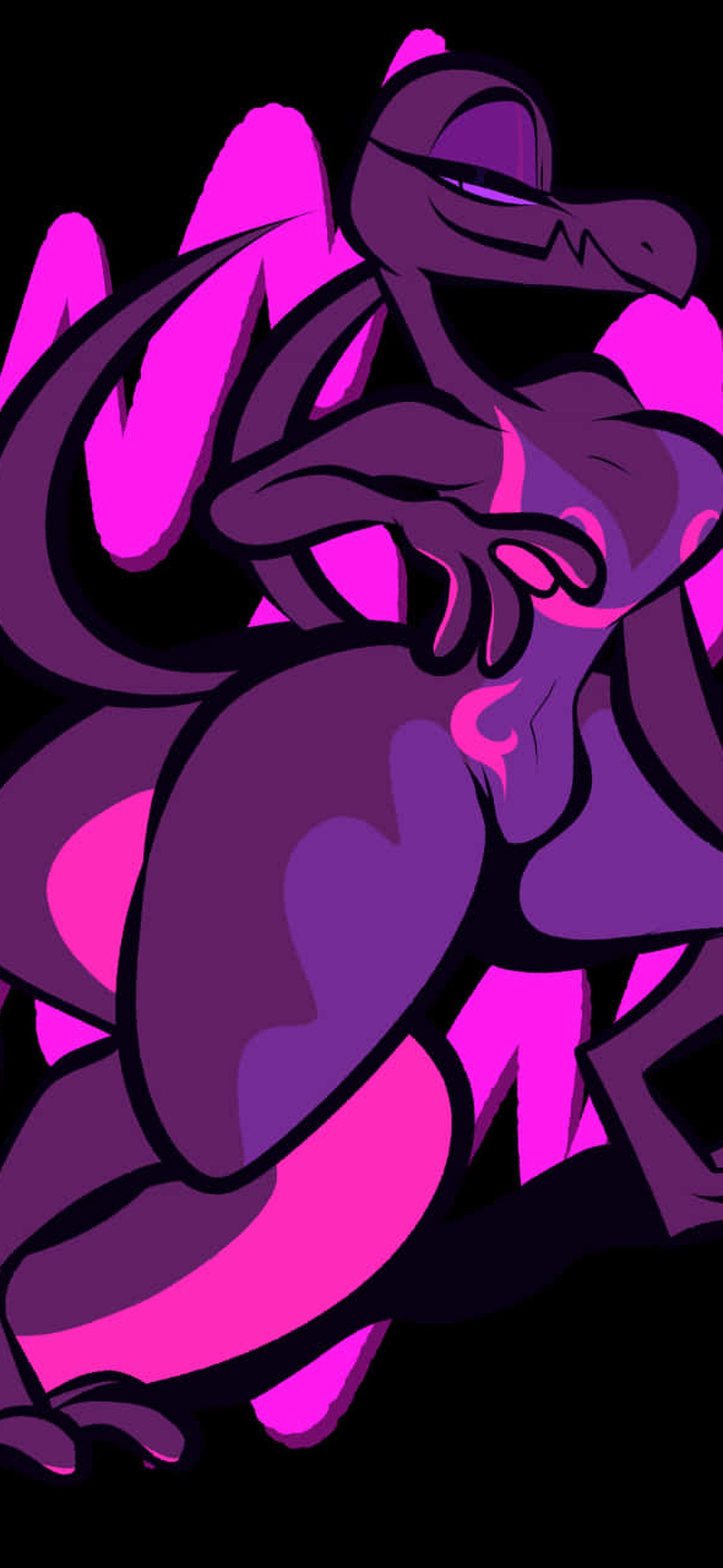 Pokemon Salazzle Fan-art Ultra HD iPhone 16 Wallpaper