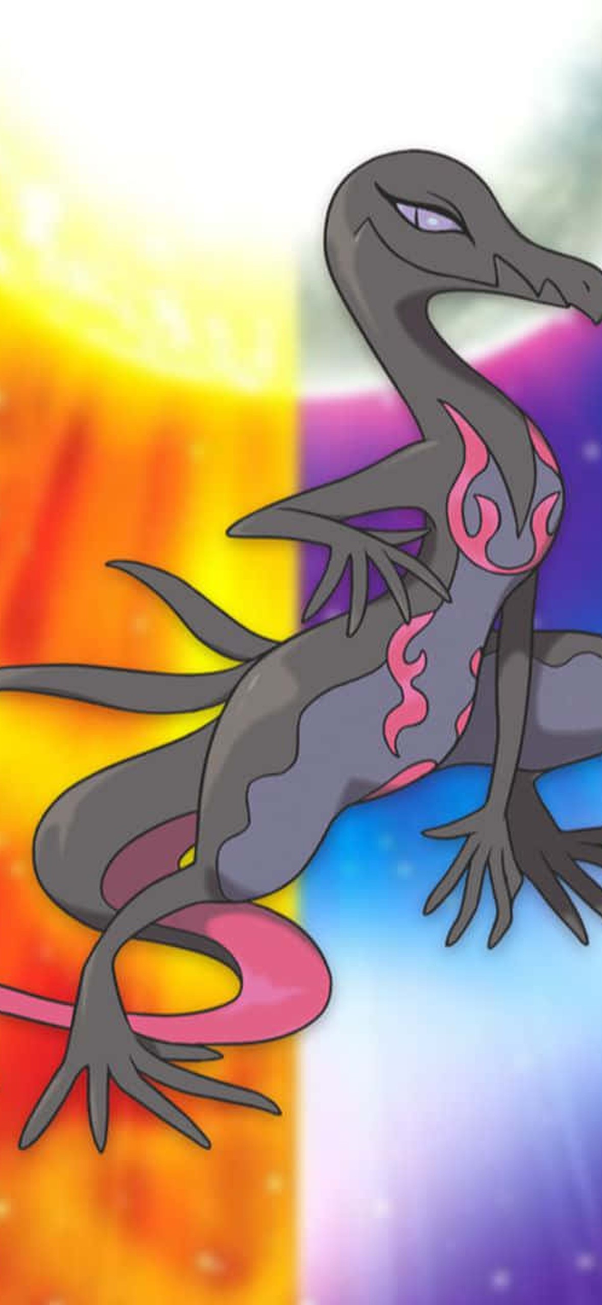 Pokémon Salazzle Sun And Moon Ultra HD iPhone 16 Wallpaper